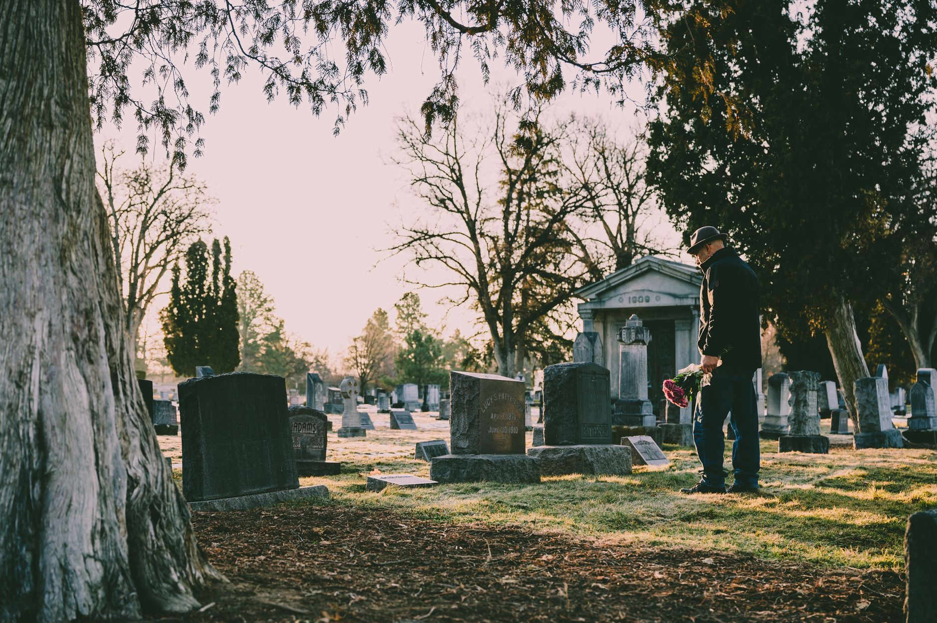 Illustration : cimetière